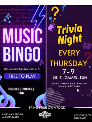 Music Bingo Trivia  - 1